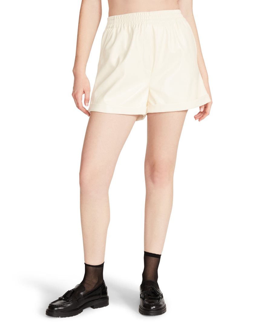 Pantalones Cortos Steve Madden Fonda Vanilla Mujer Creme | ES OSE269